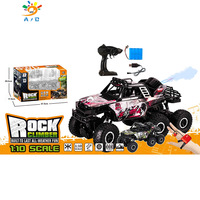 AJB 1/10 Rock Climber, véhicule tout-terrain amusant et résistant aux intempéries, buggy en plastique, voiture télécommandée 4 canaux, 100 m