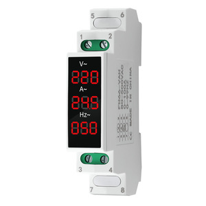 Wisselstroommeter En Frequentiemeter Din Rail Montage Micro Modulaire Lichtgevende Diode Digitale Display Ampèremeter 220V 380V - Product Image 2