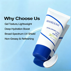 Protector Solar Vegano Personalizado con Ácido Hialurónico y Óxido de Zinc, Gel Hidratante Ligero con Protección UV, en Formato a Granel - Product Image 3