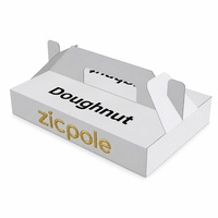 Boîte d'expédition pour cupcakes personnalisée en gros, de qualité alimentaire, recyclable, avec lamination mate et insert à 12 emplacements, pour emballage de pâtisserie d'anniversaire