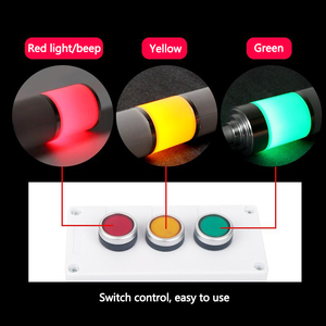 220V Multilayer tháp tín hiệu ánh sáng hội thảo máy chỉ số ánh sáng LED làm việc cảnh báo ánh sáng với Switch Led Stack ánh sáng - Product Image 3