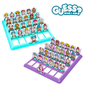 Nuevo diseño rojo <span class=keywords><strong>azul</strong></span> doble rompecabezas adivina quién soy juego con amigos adivina quién soy juego juguetes para niños entrenamiento de memoria - Product Image 4