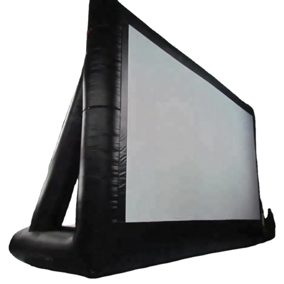 Лидер продаж, надувной наружный проектор размера 16:9, 33 фута, надувной экран для кинотеатра, надувной задний экран для фильма