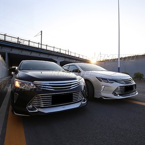 Car Front Bumper Lip Side Skirt Spoiler Rear Bumper Spoiler <b>Splitter</b> For Toyota Camry 2015-2017 Body Kit Car Accessories - Product Image 5