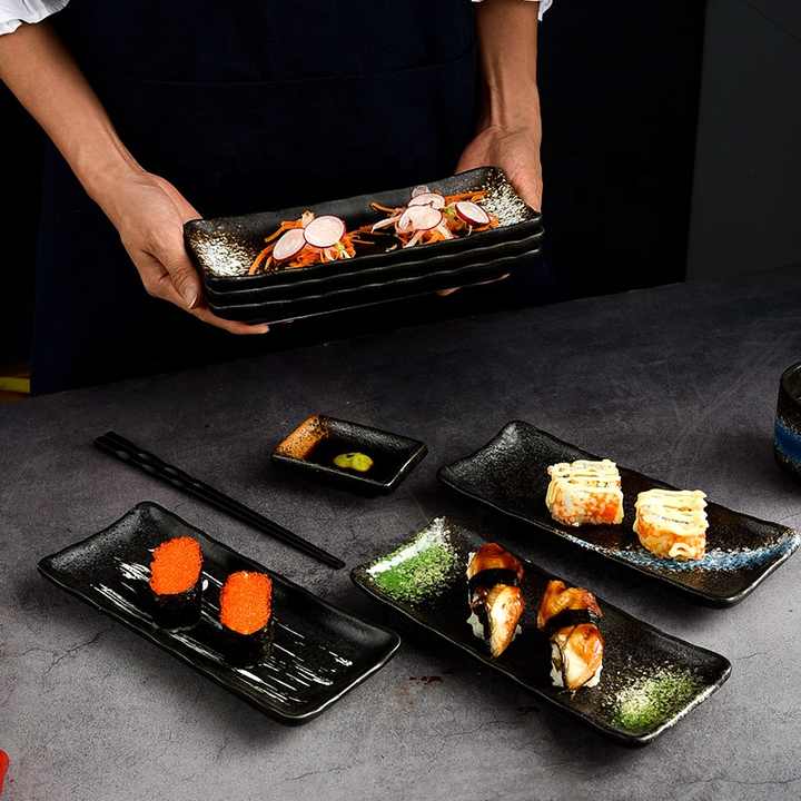 Platos De Melamina Selamica Juego De Platos Rectangulares De