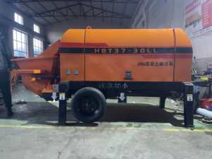 電気コンクリートポンプトラック40HP 360回転ブーム手動角度ロック効率的手動角度コンクリートポンプトラック - Product Image 6