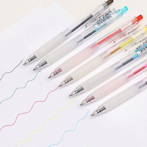 Custom Best Sale 0.7mm Colorful <b>Retractable</b> Ballpoint <b>Pen</b> Plastic Comfort Rubber Grip Office Student Stationery Supplies Smooth - Product Image 2