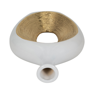 Vaso in ceramica moderno con centro cavo per soggiorno, vaso decorativo per fiori, decorazione per la casa. - Product Image 5