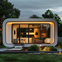 Cabine Hôtelière Portable Apple Capsule House à Succès Commercial : Sensation Technologique Moderne avec Bureau Double Couche
