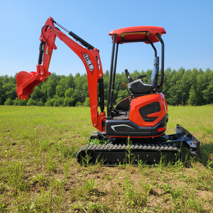 Mini-excavatrice de 2,5 tonnes avec moteur Kubota, mini-pelle EURO5, excavatrice de jardin de 1 tonne, 2 tonnes, micro-excavatrice domestique - Product Image 1