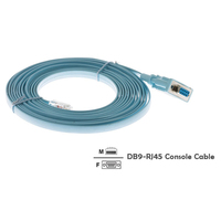 Nouveau câble de console Ci sco 6ft avec CAB-CONSOLE-RJ45 RJ45 et DB9F