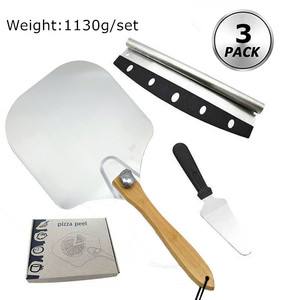 Pala <span class=keywords><strong>a</strong></span> buccia per <span class=keywords><strong>Pizza</strong></span> in alluminio resistente con manico in legno pieghevole 12x14 pollici-bucce per <span class=keywords><strong>Pizza</strong></span> perfette per uso domestico e professionale - Product Image 6