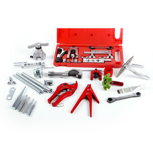 Kit de herramientas de abocardado de refrigeración de grado industrial Herramientas de abocardado de plomería con herramienta de corte de tubo de freno de cobre OEM y ODM personalizada - Product Image 1