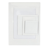 Porte-documents magnétique UCI, pochette transparente en PVC, format A4, dos entièrement magnétique, pochette pour documents pour surfaces métalliques, bureau, école