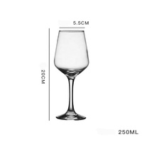 Vente en gros de verres à vin pour banquet d'hôtel Verres à vin gobelet bon marché Verres à eau