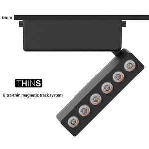 Theo Dõi Spotlight 25W 12W 20W 30W 40W Spotlight Zoomable Có Thể Điều Chỉnh Tại Chỗ Đèn Tuyến Tính Từ Đường Sắt Hệ Thống COB <span class=keywords><strong>LED</strong></span> - Product Image 1