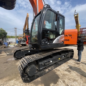 Used 2023 HITACHI ZX200-5G 20 Ton Hydraulic Crawler <b>Excavator</b> with Isuzu Engine Motor & Pump Construction <b>Machinery</b> - Product Image 3