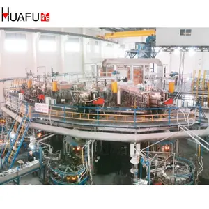 Huafu-horno eléctrico de fusión de vidrio, línea de producción de vidrio de ópalo hecho a mano