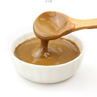 Pâte de sésame liquide sans sucre ajouté de qualité A L-C136 pour les régimes cétogènes et diabétiques, collations pour enfants, enrichie en calcium, certifiée HACCP