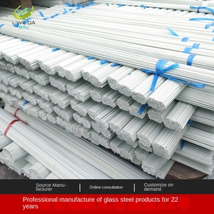 Varillas de Fibra de Vidrio para Agricultura, Soportes para Enredaderas de Pepino, Soportes para Invernadero de Vegetales al Aire Libre, Modelo GP05-18 - Product Image 2