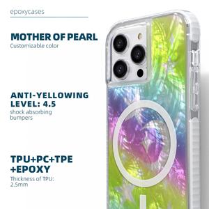 Anti Yellow Magnetic <b>Charger</b> Shockproof Space Tpu Mobile Cover <b>Phone</b> <b>Case</b> Luxury Bag for Iphone 15 14 Pro Max - Product Image 3