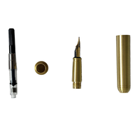 Kits de stylo plume en métal pour le tournage sur bois, bricolage, pièces de tour CNC