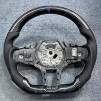 Trim Setir Serat Karbon dengan Modul M1M2 Cocok untuk BMW G80 G30 G20 G03 G04 G07 G07 G87 G31 G82 G81 F90