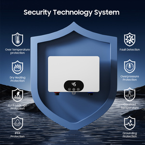 Calentador de Agua Mini para Baño, Apto para Fregadero, Montaje en Pared, Anti-Quemaduras en Seco, Impermeable IPX4 - Product Image 5