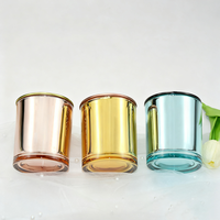 Récipient de bocaux à bougies en verre vide avec couvercles 10 oz 7 oz 300ml 200ml Conteneur de bocaux à bougies pot à bougie personnalisé à faible quantité minimale de commande et emballage