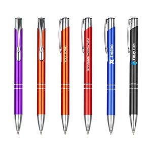 Wholesale Metal Multi Color Business Advertising <b>Ballpoint</b> <b>Pen</b> with Custom Logo Slim Design - Product Image 1