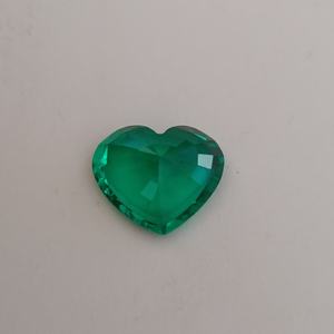 Oferta Especial: Entrega Rápida - Esmeralda Verde en Forma de Corazón, Esmeralda Sintética Suelta, Esmeralda Hecha a Mano para Joyería - Product Image 3