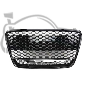 Grille avant en nid d'abeille pour <span class=keywords><strong>Audi</strong></span> R8 Quattro 2007 2008-2012 V8 V10 MK1 Pare-chocs Calandre de radiateur Garniture Tuning Accessoire Kit carrosserie Pièce PP - Product Image 1