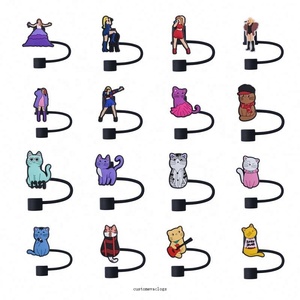 The New Straw Toppers Festival Peso Pluma <span class=keywords><strong>Karol</strong></span> <span class=keywords><strong>G</strong></span> Bunny Luck Charm Sealing Tumbler con resina Uv - Product Image 3