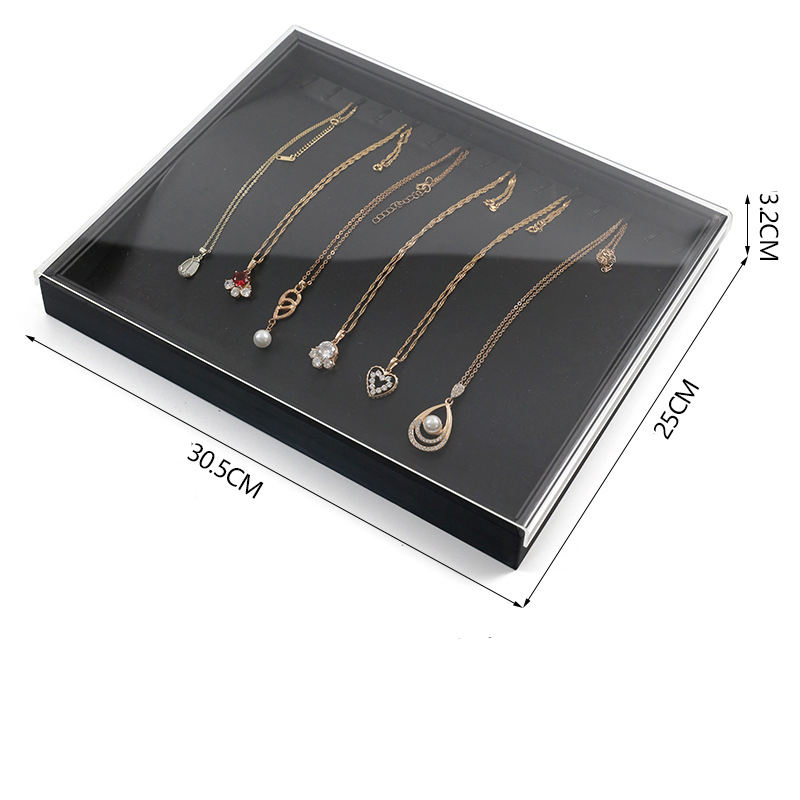 necklace  tray  25*30cm with cover