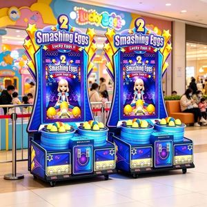 Machine de jeu interactive parent-enfant pour écraser les œufs |   Jeu d'échange de points de style arcade à monnayeur |   Équipements de parc d'attractions pour enfants - Product Image 4