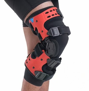 Inmovilizador de rodilla para fracturas postoperatorias y OA, ortesis de pierna completa con doble bisagra, soporte de aluminio, ROM ajustable, multicolor - Product Image 2