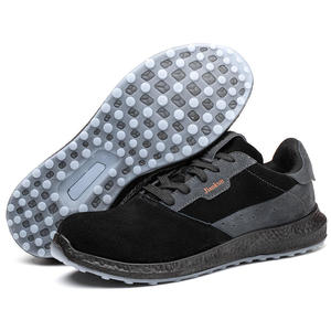 Vente en gros de chaussures de sécurité JIANKUN en cuir de vachette et daim avec bout en acier baskets d'hiver PU antidérapantes anti-écrasement/crevaison pour hommes - Product Image 3
