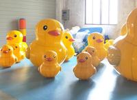 Canard gonflable géant d'extérieur en PVC de 0,6 mm étanche Canard gonflable jaune populaire pour les événements