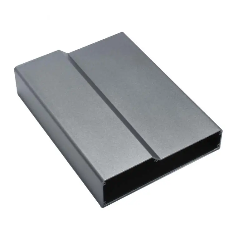 Fabricantes Personalización Anodizado 6063 Aleación de aluminio Extrusión Caja PCB Electronic Power Bank Box Enclosure