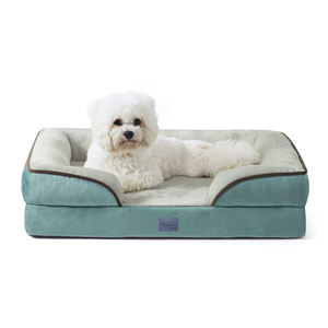 Bestseller Luxus Rechteck Modernes Haustier bett Großes erhöhtes beheiztes Memory Foam Wasch bar Beruhigender Hund Abnehmbare Abdeckung Alle Jahreszeiten - Product Image 1