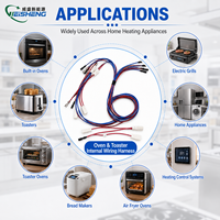 Kabel Harness Oven Pemanggang Roti, Perakitan Kabel Peralatan Rumah Tangga Khusus untuk Pemanggang Roti dan Oven