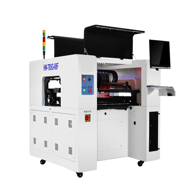 SMT Desktop Pick and Place Machine SMT Production Line LED Light Assembly Line /4 Heads Pick and Place Machine Engine Provided