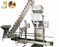 Hochpräzise 5-50kg Granulat-Verpackungsmaschine mit Förderband-Nähsystem für Getreide, Futter und Düngemittel