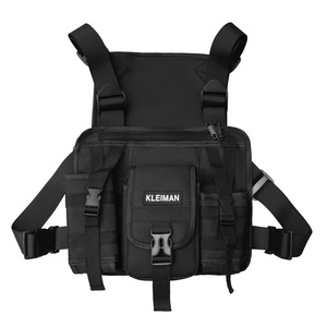 핫 세일 전술 Streetwear 프론트 파우치 조끼 가방 유니섹스 패션 장비 가슴 가방 - Product Image 3