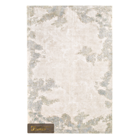 Tapis turc premium LandScopeTech, paysage abstrait, tissage Wilton, tapis en coton avec finition soyeuse, tapis en relief 3D