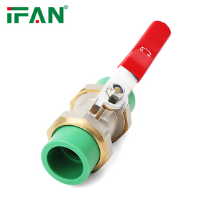 Ifan áp lực cao <span class=keywords><strong>PPR</strong></span> dừng Van 20-63mm nhựa bóng van màu xanh lá cây <span class=keywords><strong>PPR</strong></span> bóng van - Product Image 4