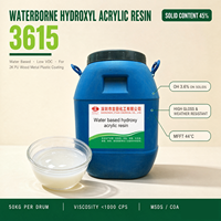 Résine acrylique hydroxylée aqueuse 3615 à haute teneur en hydroxyl (3,6 %) pour revêtement 2K PU bois, métal et plastique