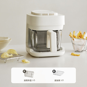 Friteuse à air Olayks 2L avec revêtement céramique, sans basculement, pour usage domestique - Product Image 3