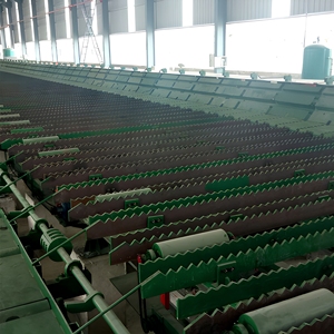 Cama de enfriamiento para laminadoría de acero metalúrgico |   Transportador de enfriamiento de varillas corrugadas / alambres con viga móvil - Product Image 1