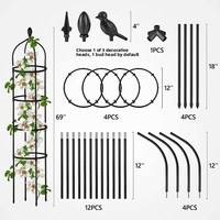 Treillis modulaire emboîtable pour roses, fleurs, légumes – Support de jardinage pour balcon et école – Vente en gros